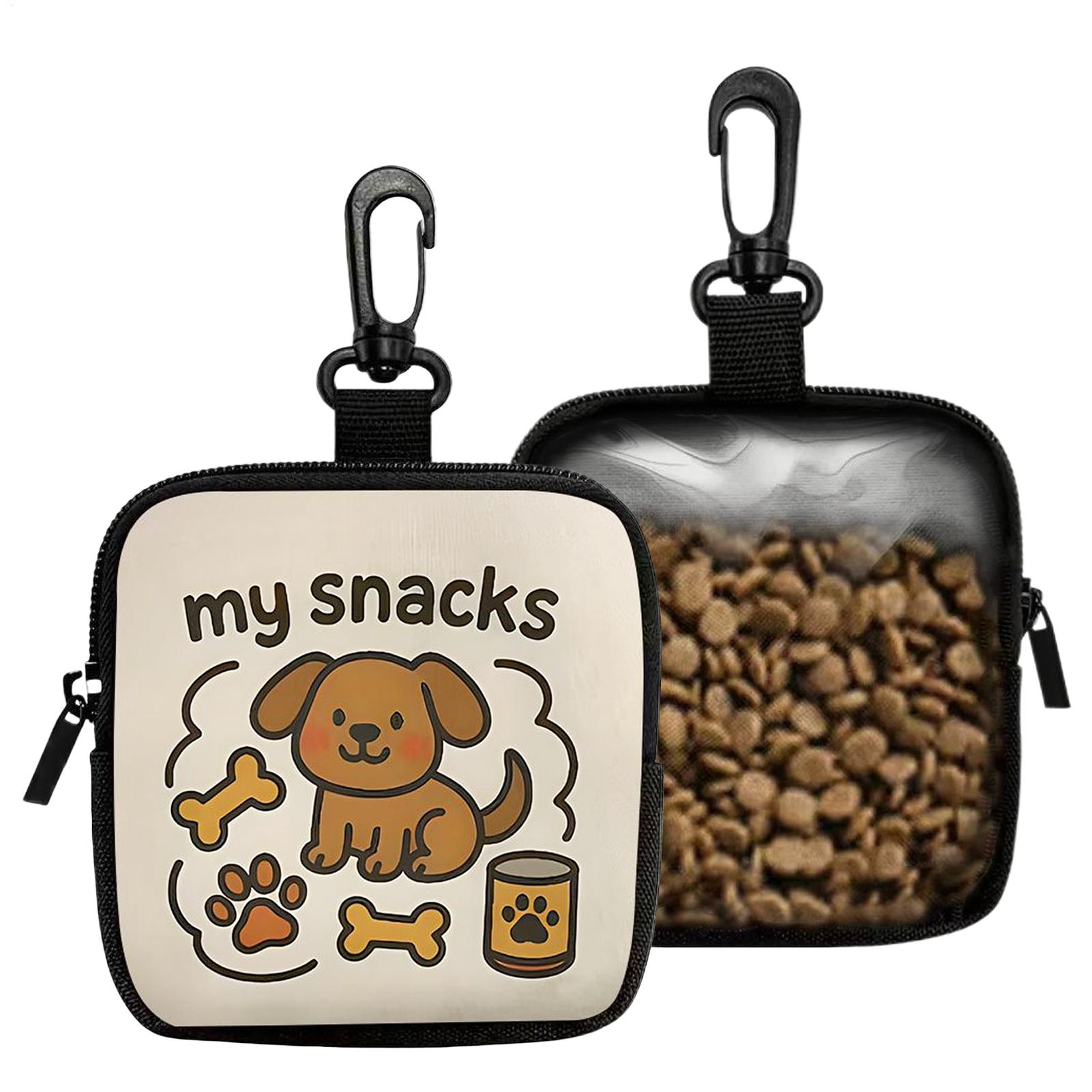 Food Snacks For Hiking - Hondensnoepjeszakje Draagbare voedselopslagdispenser Hondentrainingstasje voor buiten