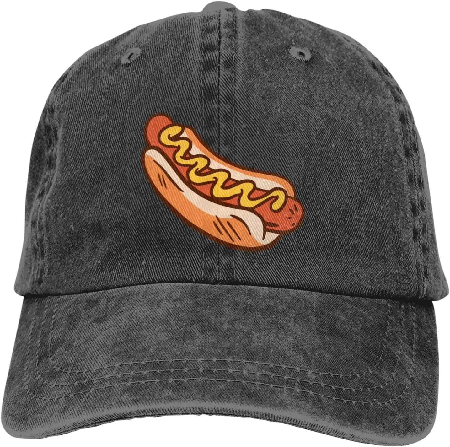 Food Snacks For Hiking - Hotdog Burger Chips Snack Food Denim