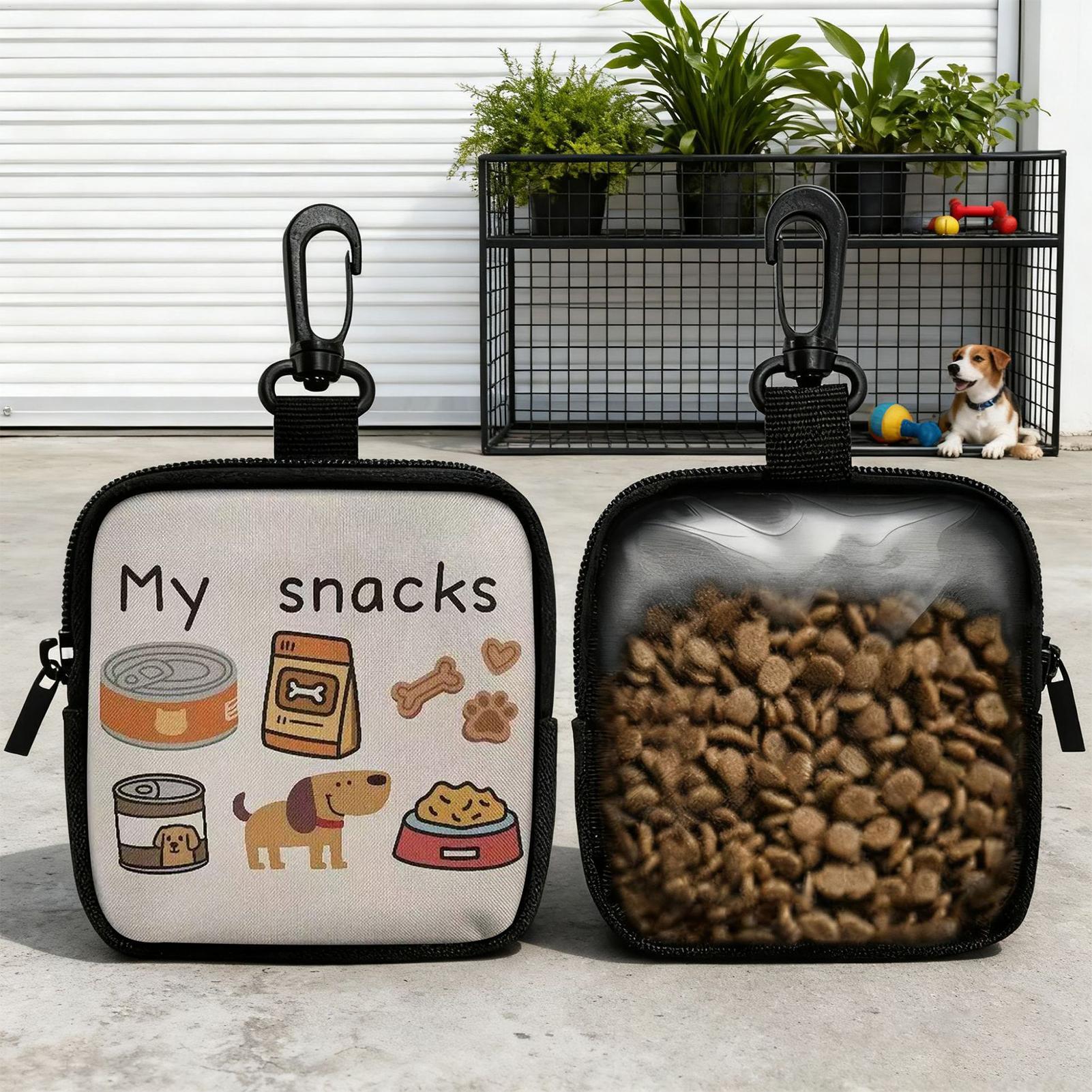 Food Snacks For Hiking - Hondentraktatiezakje Draagbare voedselopslagdispenser Pet Puppy-trainingszakje voor