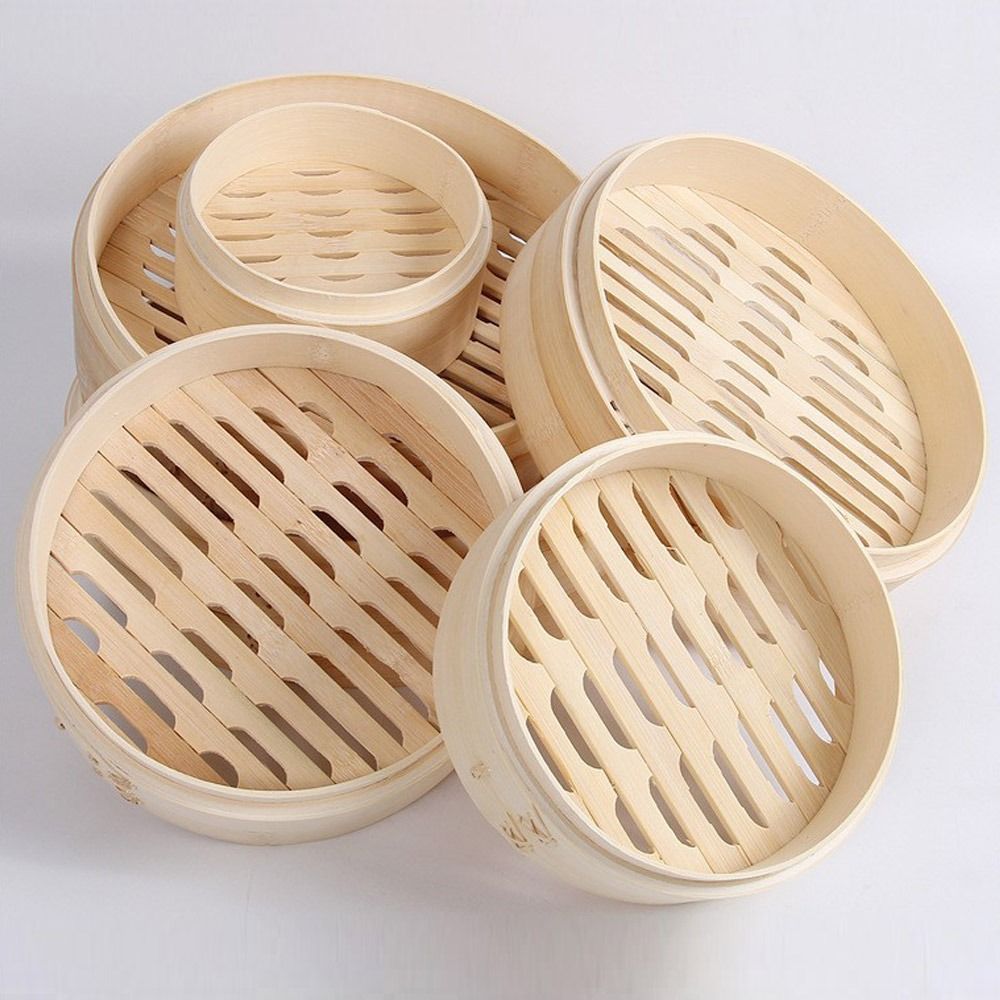Food Like Snacks - Chinese stoompan van bamboe met deksel,