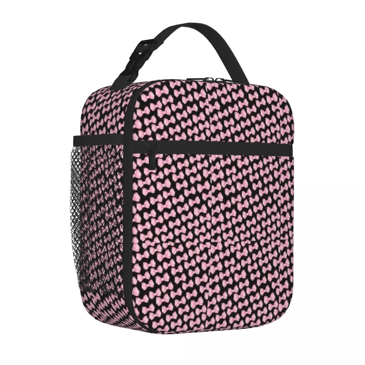 Food Snacks For Hiking - Bestverkochte donkerroze coquette-stijl reistas met strikpatroon,