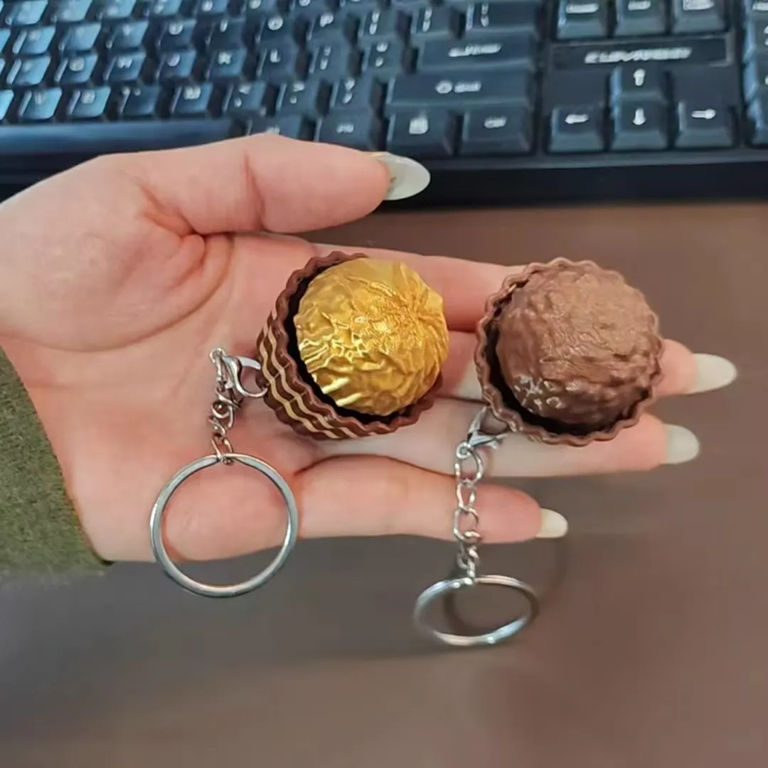 Food Like Snacks - Dubai Chocolade Toetsenbord Sleutelhanger Stressverlichting Fidget