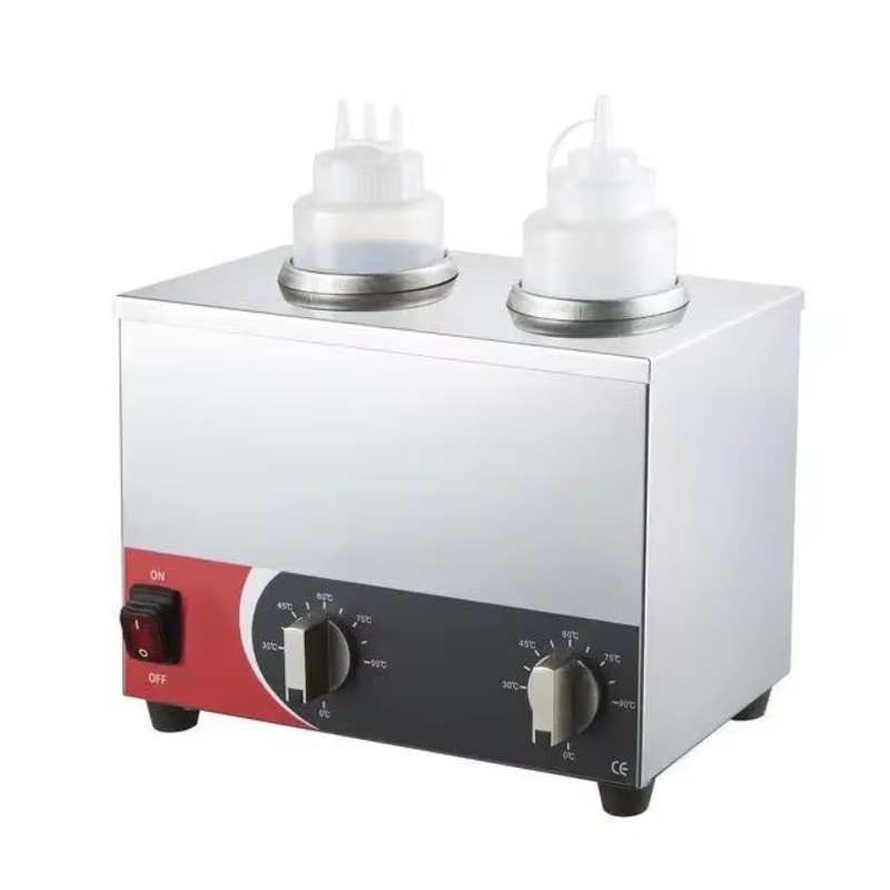 Snacks Food Warmer - Warme Chocolade & Sojasaus Vullen Verspreid