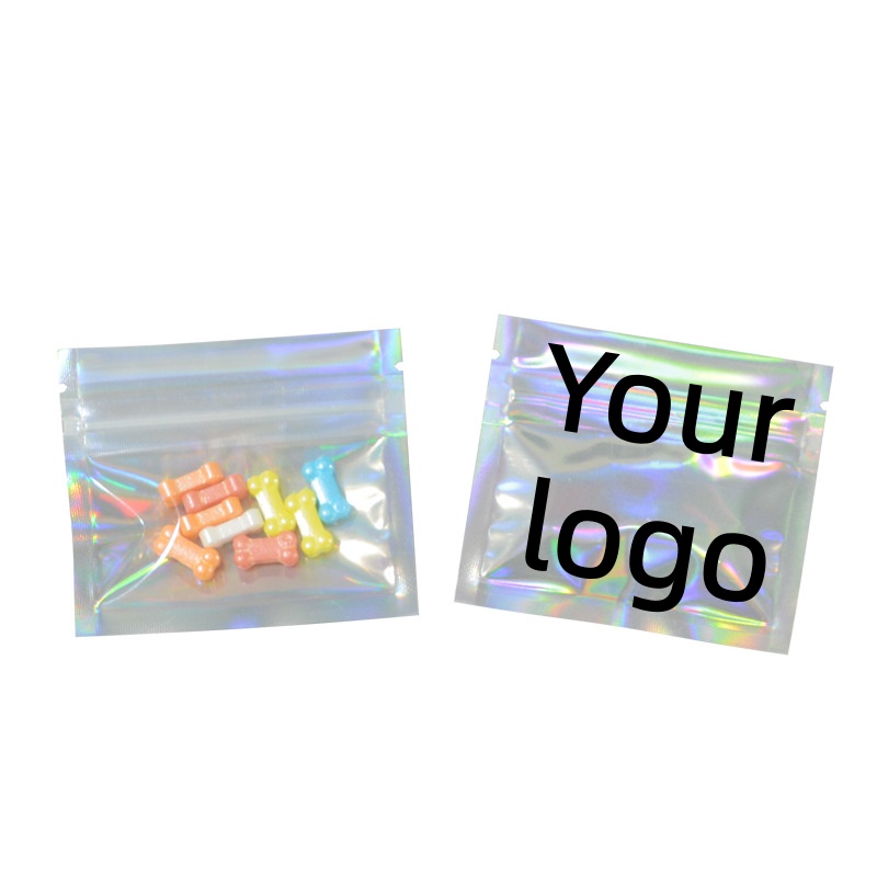 Food Like Snacks - 100/500/1000PCS Hersluitbare Clear Hologram Ziplock Verpakking