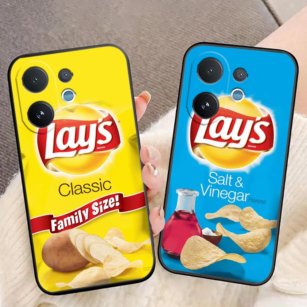 Food Snacks Quotes - Telefoonhoesje voor VIVO V70 V60 V50