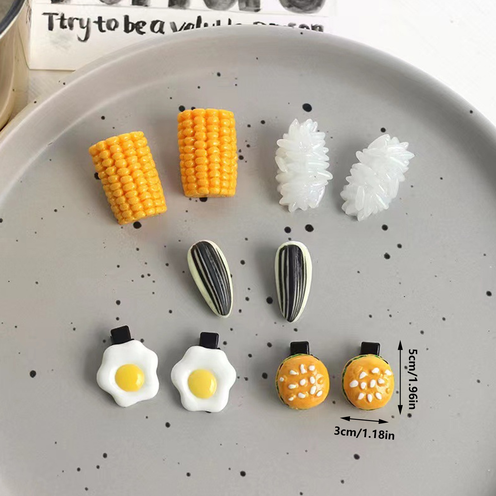 Mini Food Haarclips Set Realis - Food Like Snacks recensie en prijs