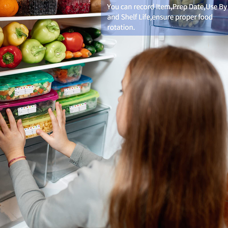 300 Stuks/Roll Keuken Datum Vo - Snacks Food Labels recensie en prijs