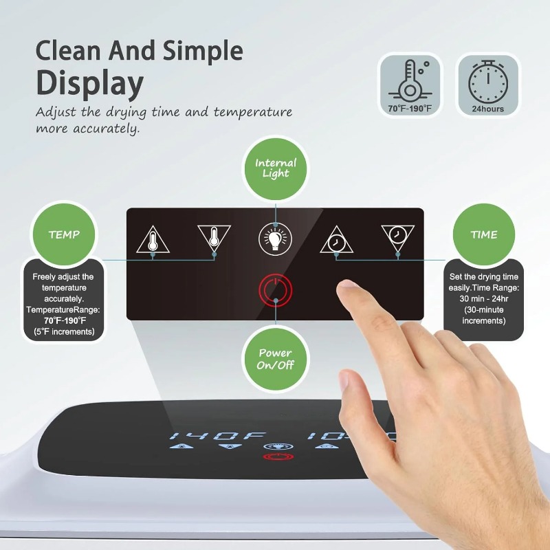 Digitale voedseldroger - Elekt - Food Dehydrator Snacks recensie en prijs