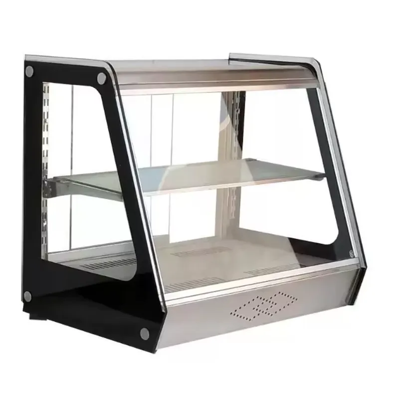 Commerciële glazen etalage voo - Snacks Food Warmer recensie en prijs