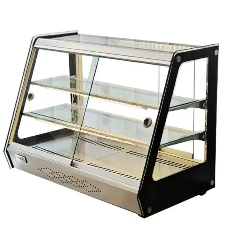 Commerciële glazen etalage voo - Snacks Food Warmer recensie en prijs