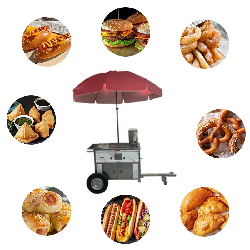 Mobiele straatvoedselkar, aanh - Street Food Snacks recensie en prijs
