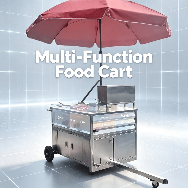 Mobiele straatvoedselkar, aanh - Street Food Snacks recensie en prijs