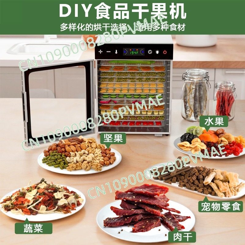 12-laags huishoudelijke voedse - Food Dehydrator Snacks recensie en prijs