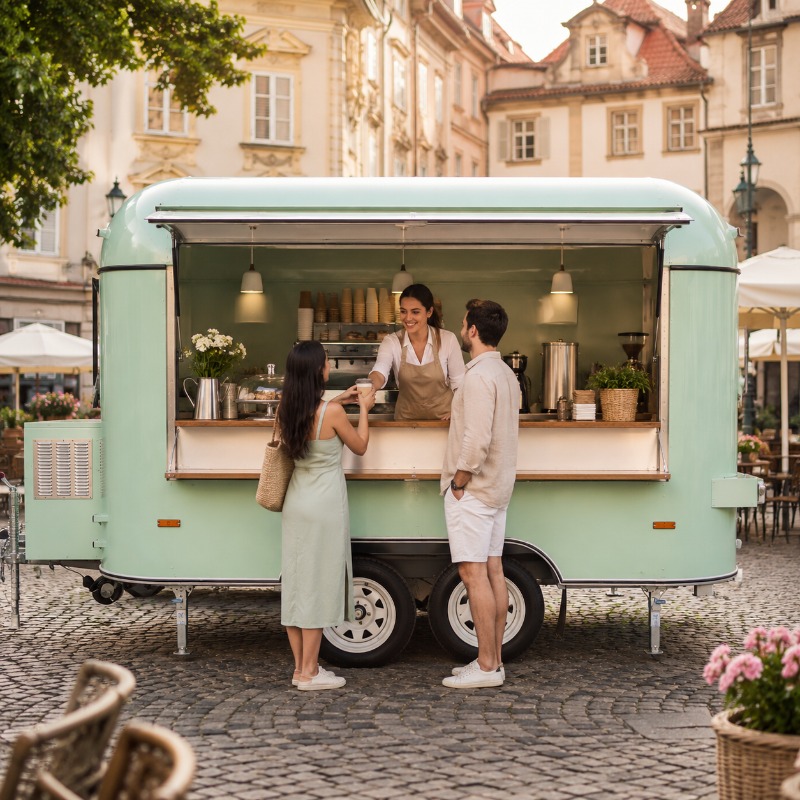 Foodtruck, straatcatering, op  - Street Food Snacks recensie en prijs