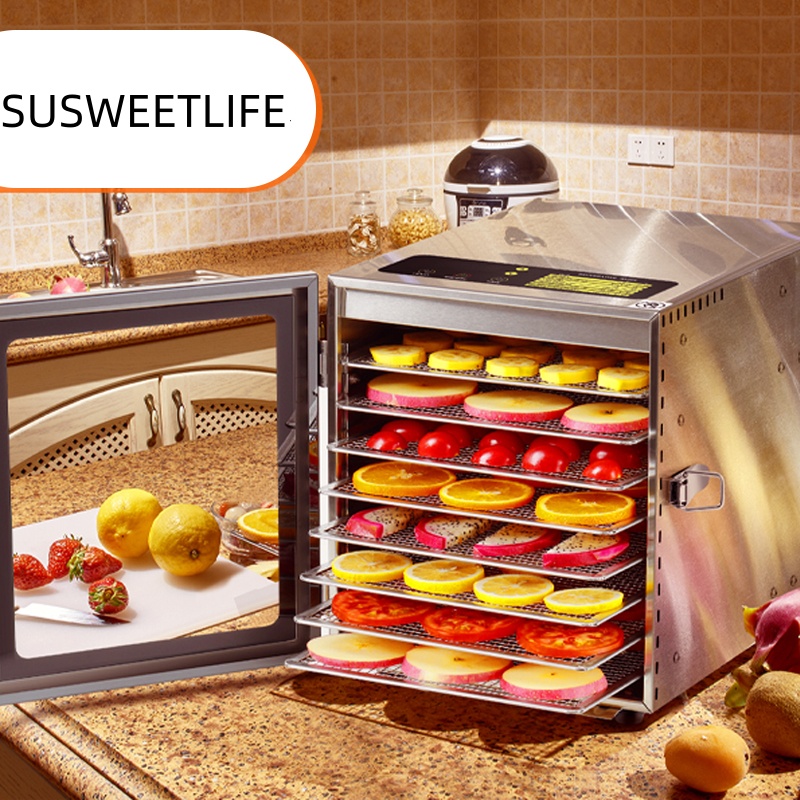 500W 8-bakjes grote capaciteit - Food Dehydrator Snacks recensie en prijs