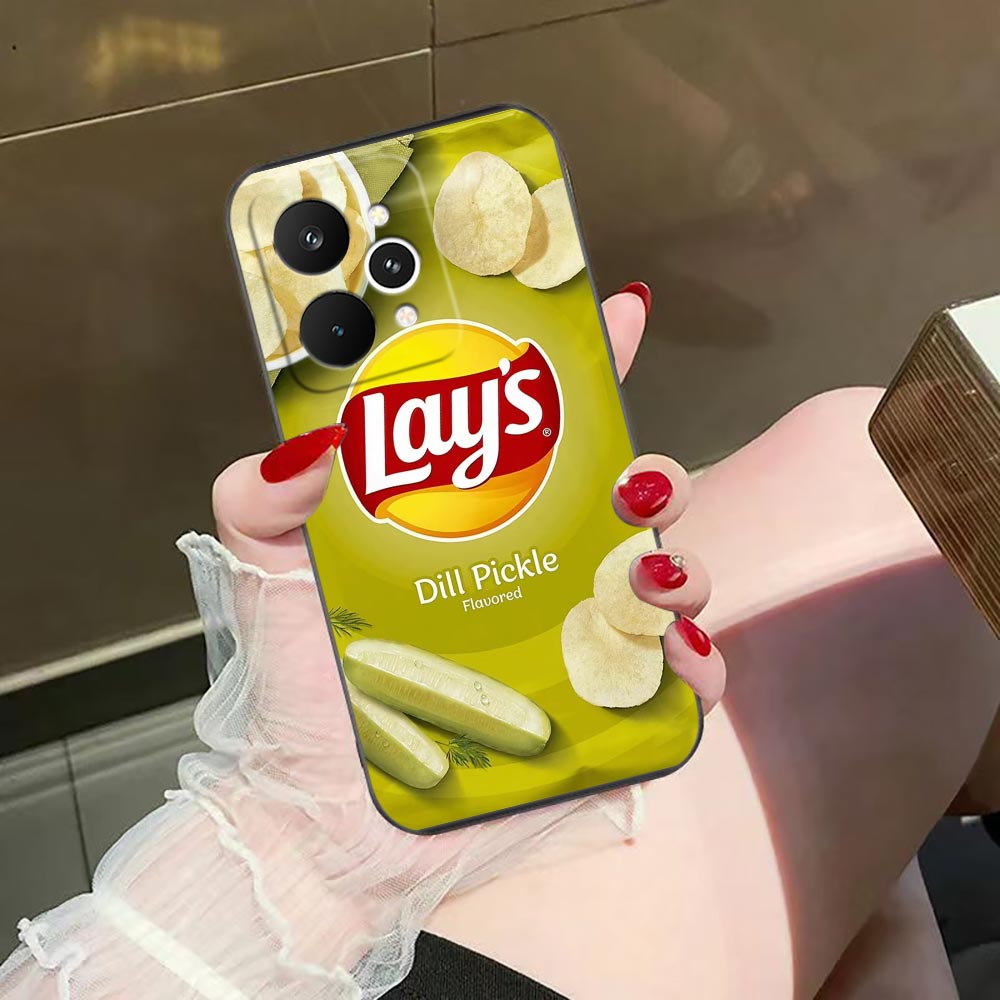 Telefoonhoesje voor OPPO Realm - Food Snacks Quotes recensie en prijs
