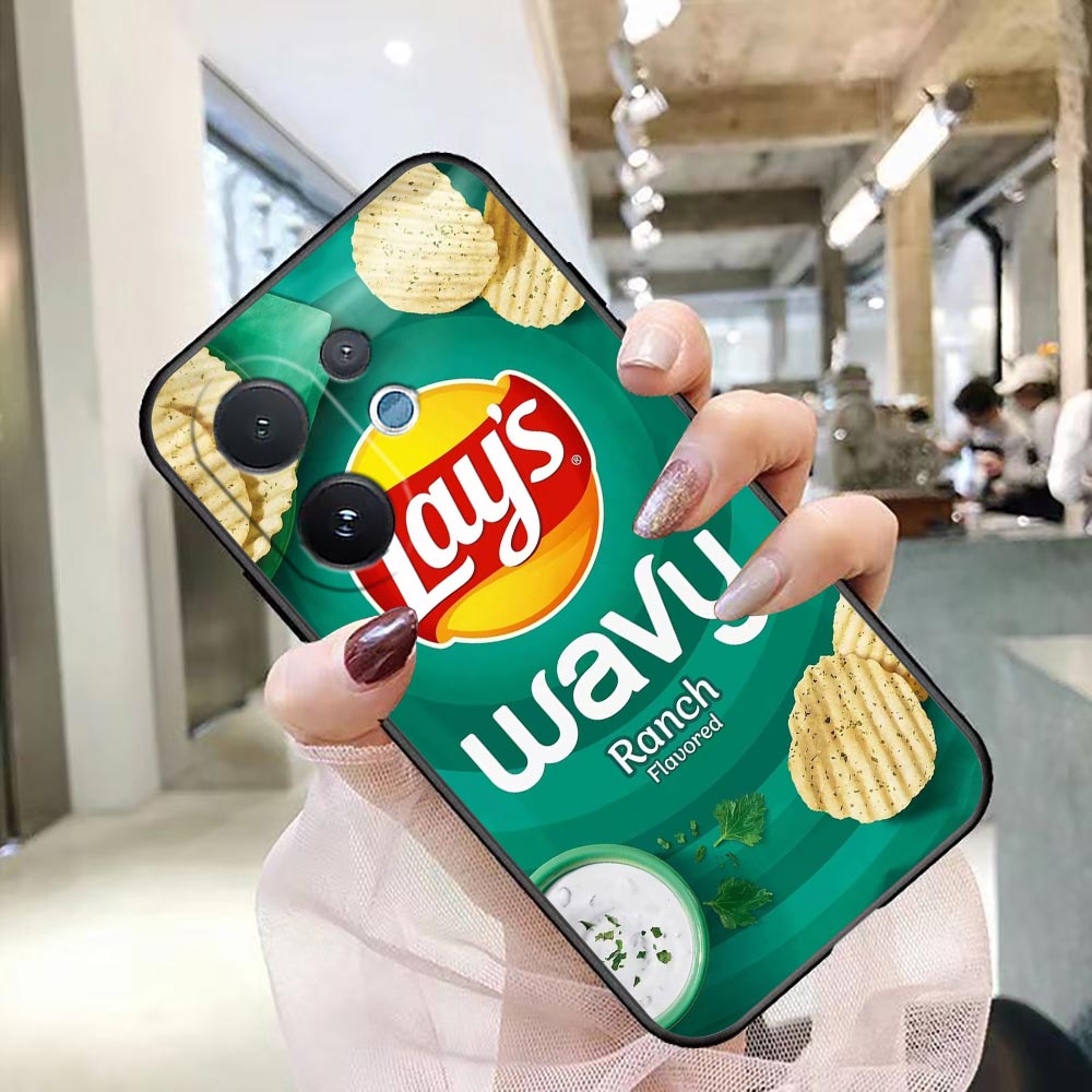 Telefoonhoesje voor VIVO V70 V - Food Snacks Quotes recensie en prijs