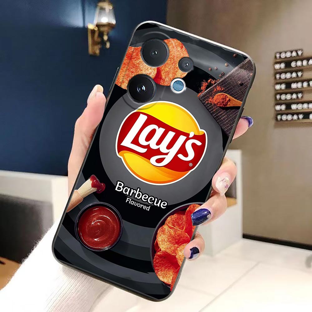 Telefoonhoesje voor VIVO V70 V - Food Snacks Quotes recensie en prijs